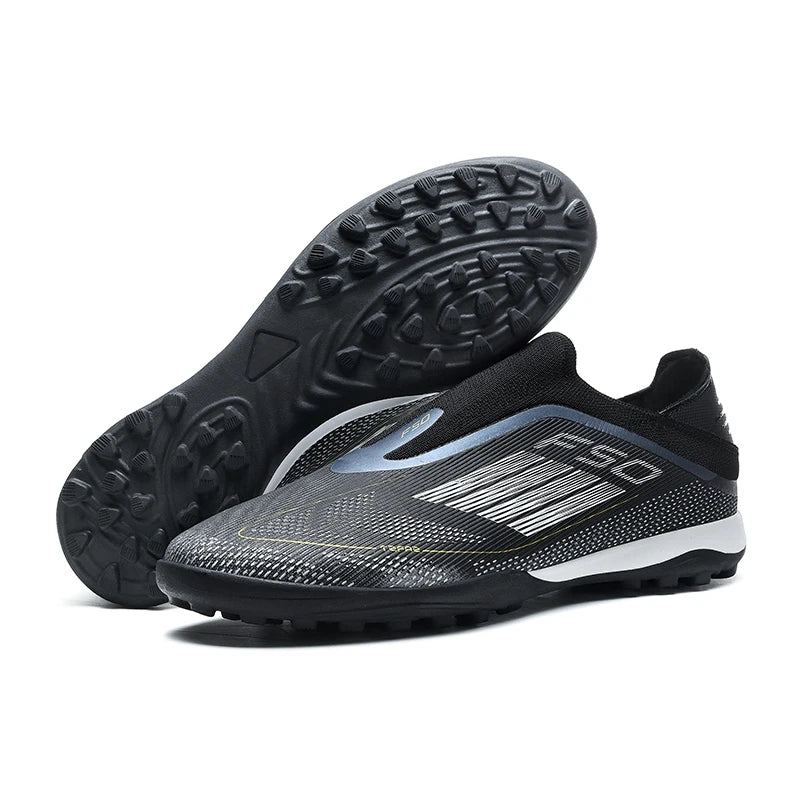 New Men Football Boots Training Soccer Shoes Match Adult Cleats Outdoor Sport Boys Breathable Non Slip Long Spikes Comfortable