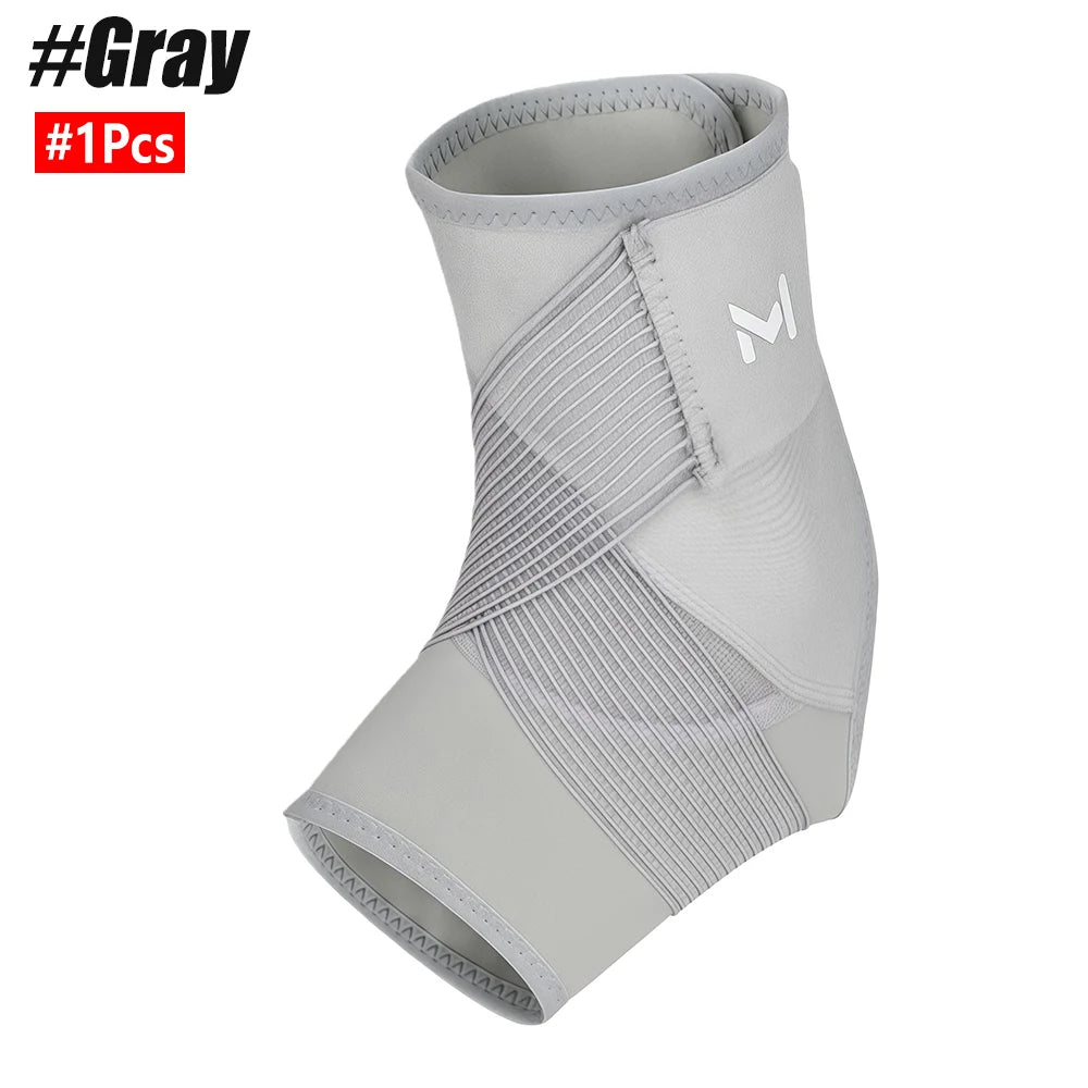 1/2Pcs Ankle Brace with Straps, Ankle Compression Support Sleeve for Men Women Achilles Tendonitis Plantar Fasciitis Sprained