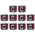 5/10pcs Kid Adults Football Captain Armband Soccer Arm Band Leader Competition Soccer Captain Group Armband Football Training