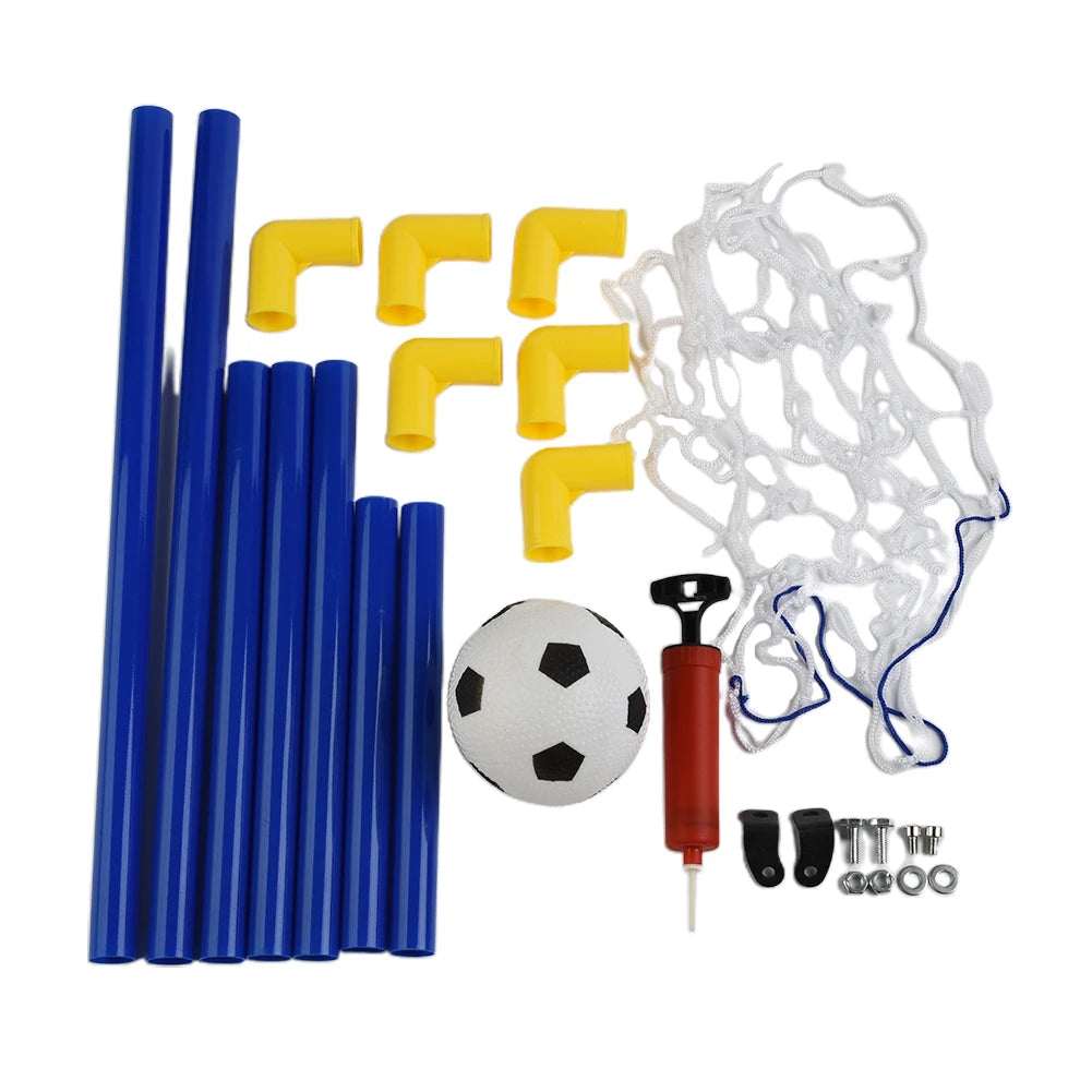 1pc Football Goal Post Frame Set Inflatable Football Lightweight Portable 447X250X323Mm Plastic Team Sports Soccer Accessories
