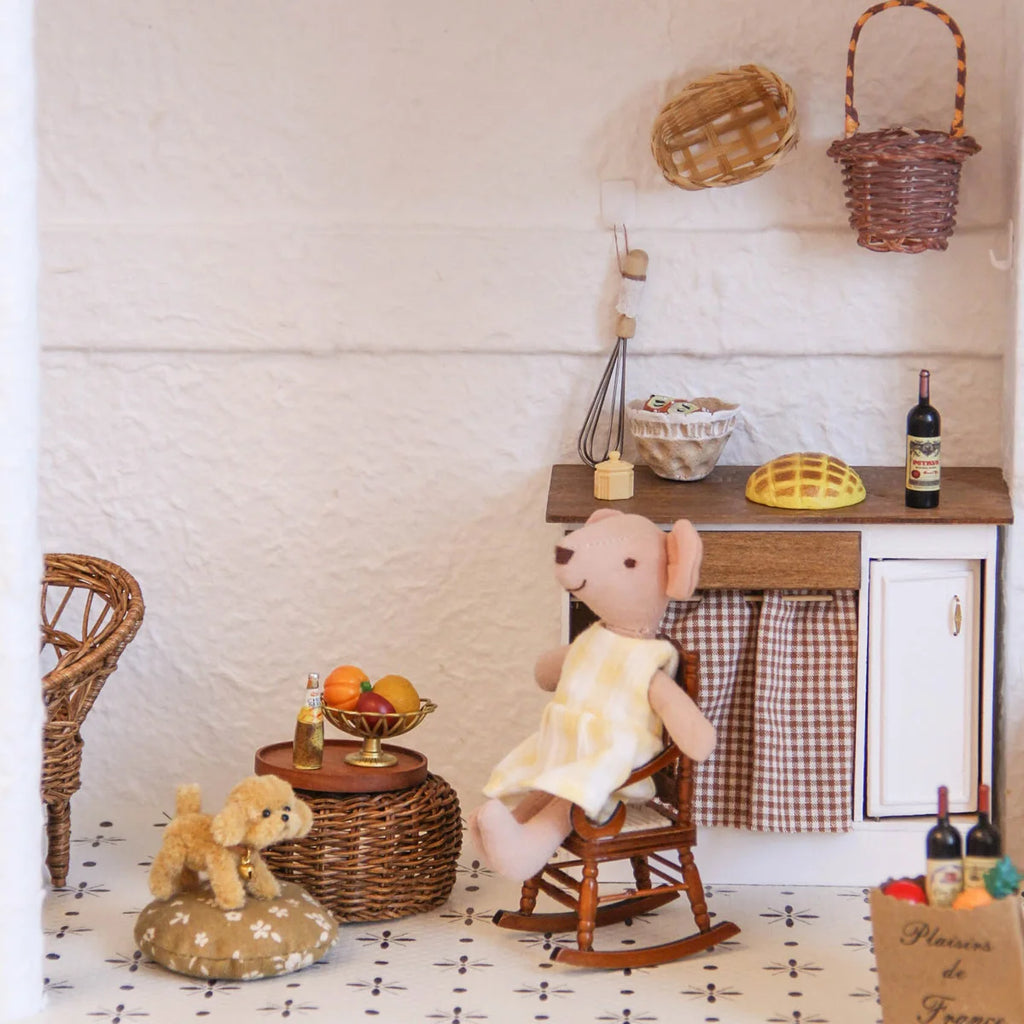 Miniature Simulation Furniture 1:12 Scale for Bathroom, Kitchen, and Bedroom, Suitable for Mini House Decorations