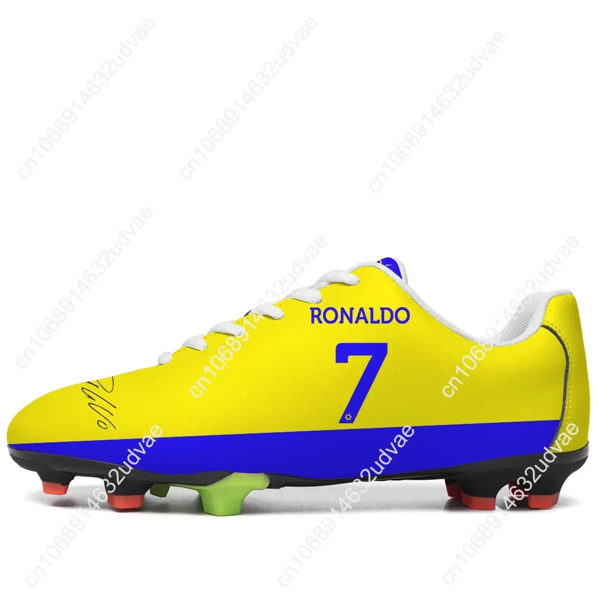 Cristiano Ronaldo Soccer Football Shoes CR7 Mens Womens Sneakers Portugal Sports Running Customization Leather Flats Sneaker
