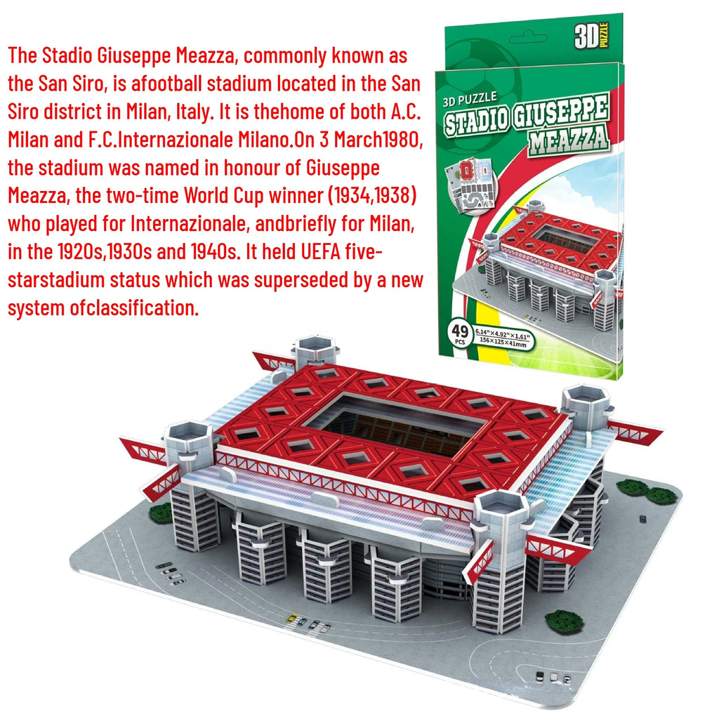 3D paper stadium puzzle model for passionate  football fans to fight with your home team