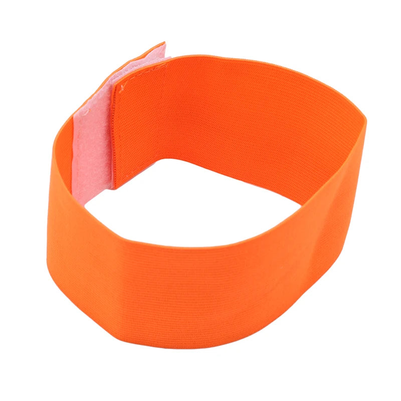 Non-slip Football Captain Armband Adjustable Visibility Squad Armbands Anti-offset Colorful Sports Arm Band Outdoor Team Sports