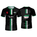 Summer Syria Football Jersey Men Women Sports T-shirts Street Soccer Uniforms Casual Syrian Flag Graphic Oversized Pullover Tops