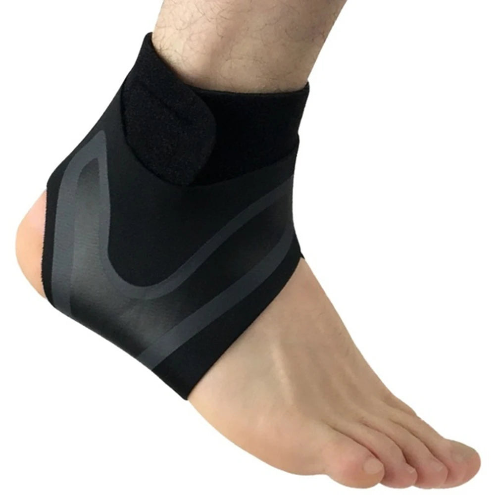 Lightweight Breathable Foot Protection Bandage Compression Ankle Wrap Adjustable Anke Support Brace Elastic Ankle Brace