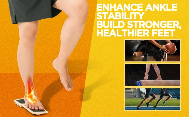 Ankle Balance Board Foot Strengthener Trainer for Pilates Balance Training Sprained Ankle Stability Exercises Plantar Fasciitis
