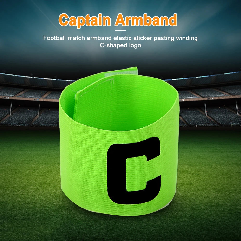 1-10PCS Kid Adults Football Captain Armband Football Training Equipment Soccer Arm Band Team Grouping Armband C Armband