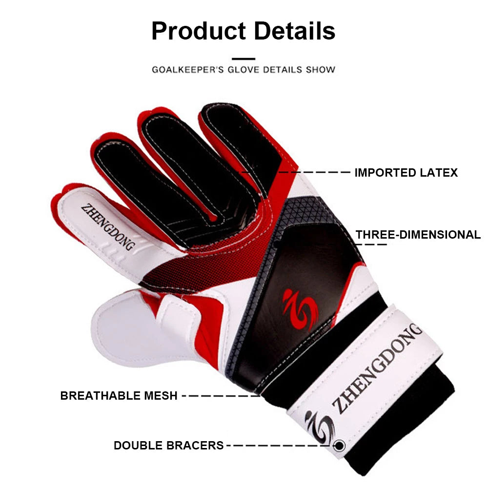 Youth Padded Football Gloves Flexible Grip Palm Soccer Lineman Goalie Goalkeeper Gloves for Kids Boys Men kids football gloves