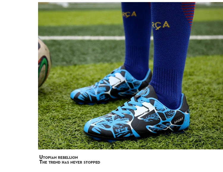 New Men Soccer Shoes Kids Cleats Grass Adult Professional Football Boots Ultralight Non-Slip Boys Training Shoes Drop 31-43