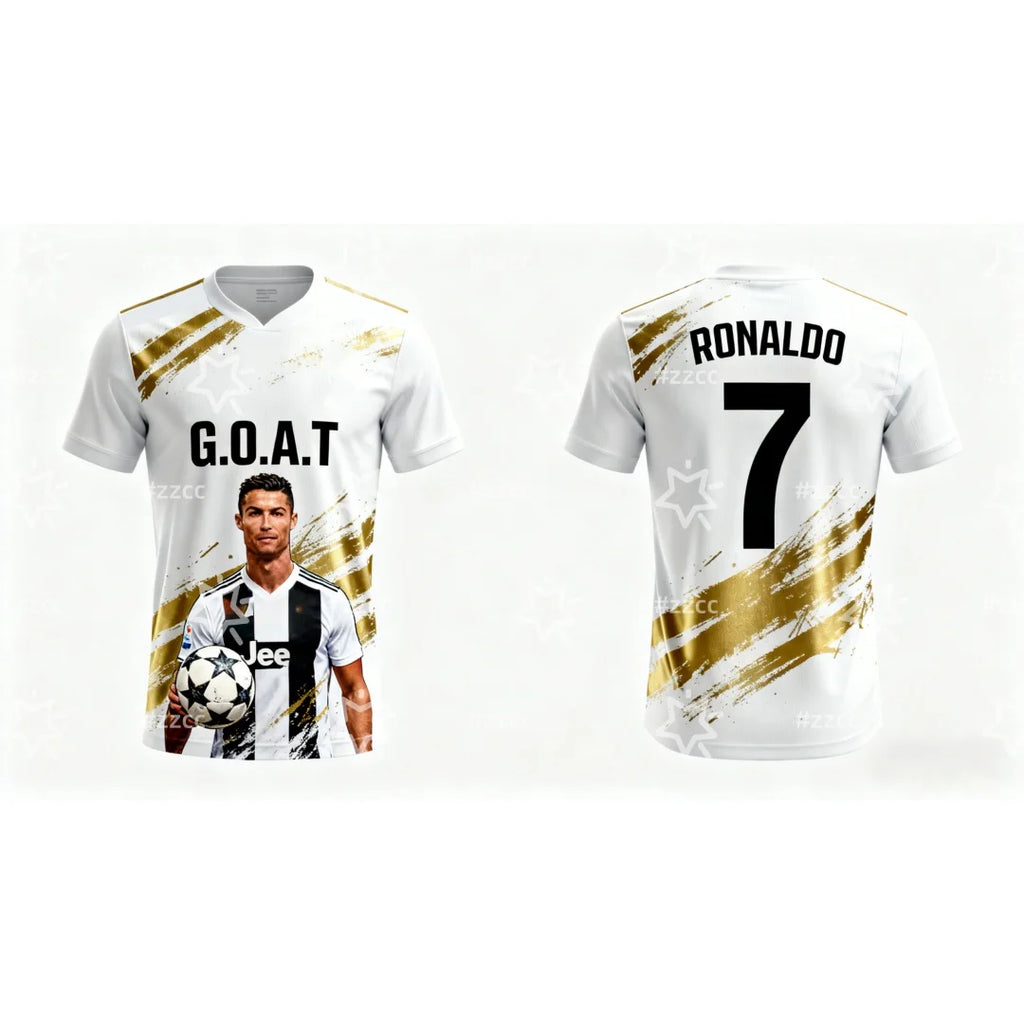25-26 Cristiano Ronaldo Club Commemorative Football Jersey Autumn Sports Dry Quickly Men's T-Shirt Kid's Clothing Tee Y2k Woman