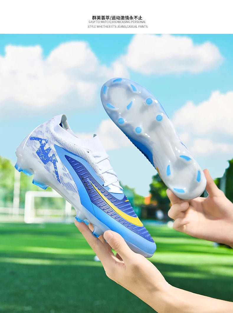 New Men Football Boots Breathable Unisex Ultralight Wholesale Professional Indoor Training Soccer Shoes Futsal Drop Shipping