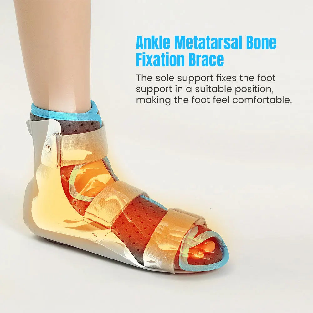 Ankle Stabilizer Injury Sprain Recovery Adjustable Ankle Fixation Brace Foot Drop Orthosis Postural Correct Rehabilitation Brace