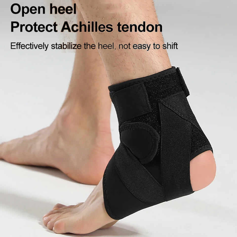 1Pcs Ankle support Comfortable Breathable Sports Compression Wraparound Ankle Protection Silicone Anti-slip Soccer Basketball