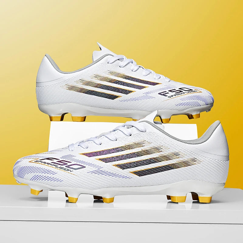 New Men Football Boots Soccer Shoes Boys Sneakers Match Ankle Non-Slip TF/FG Professional Comfortable Sports Shoes Unisex