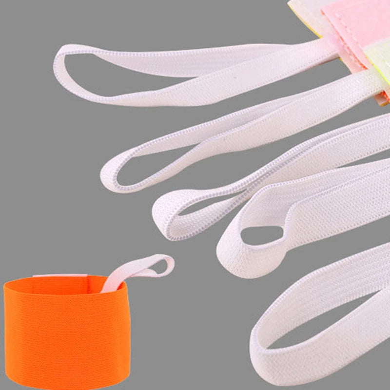 Non-slip Football Captain Armband Adjustable Visibility Squad Armbands Anti-offset Colorful Sports Arm Band Outdoor Team Sports