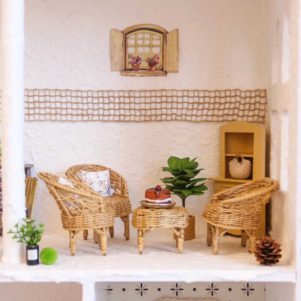 Miniature Simulation Furniture 1:12 Scale for Bathroom, Kitchen, and Bedroom, Suitable for Mini House Decorations