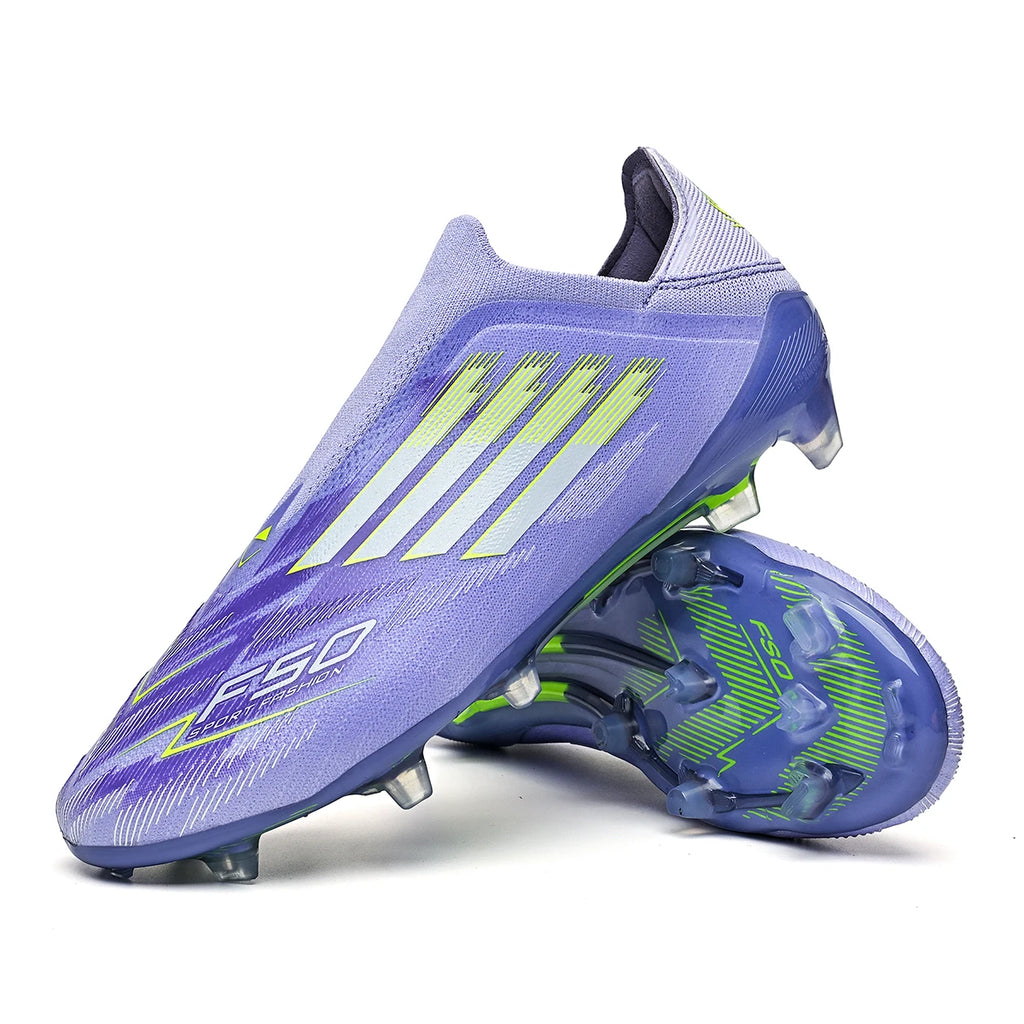Fashionable and breathable football shoes with FG/AG studs suitable for training and competition, wear-resistant and anti slip