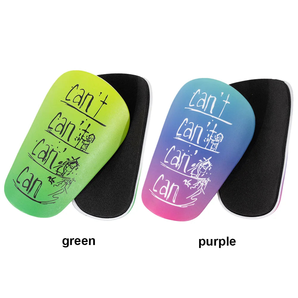 1 Pair Soccer Miniature Shin Guard EVA Mini Shin Guards Shock Absorbing Football Shin Pads Lightweight for Kids Youth and Adults