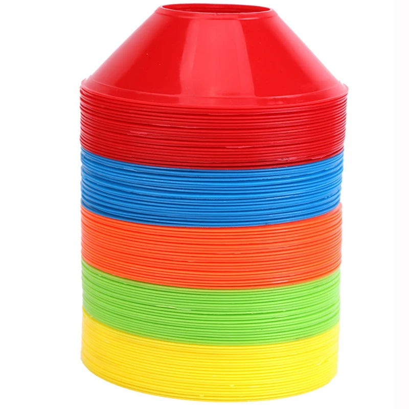 10pcs  Mini Soccer Cones Durable Soccer Training Discs  Cone Set Football Training Equipment For Kid Adults Disc Cones