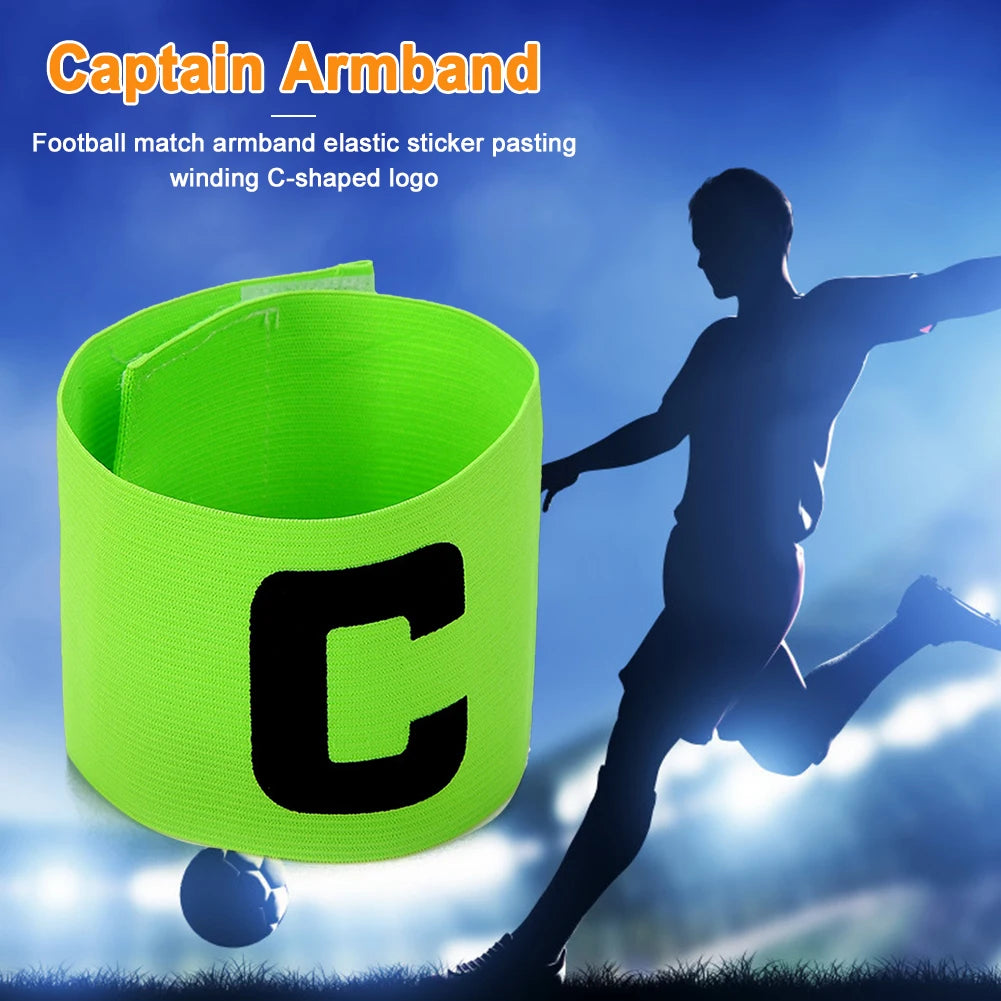 1-10PCS Kid Adults Football Captain Armband Football Training Equipment Soccer Arm Band Team Grouping Armband C Armband