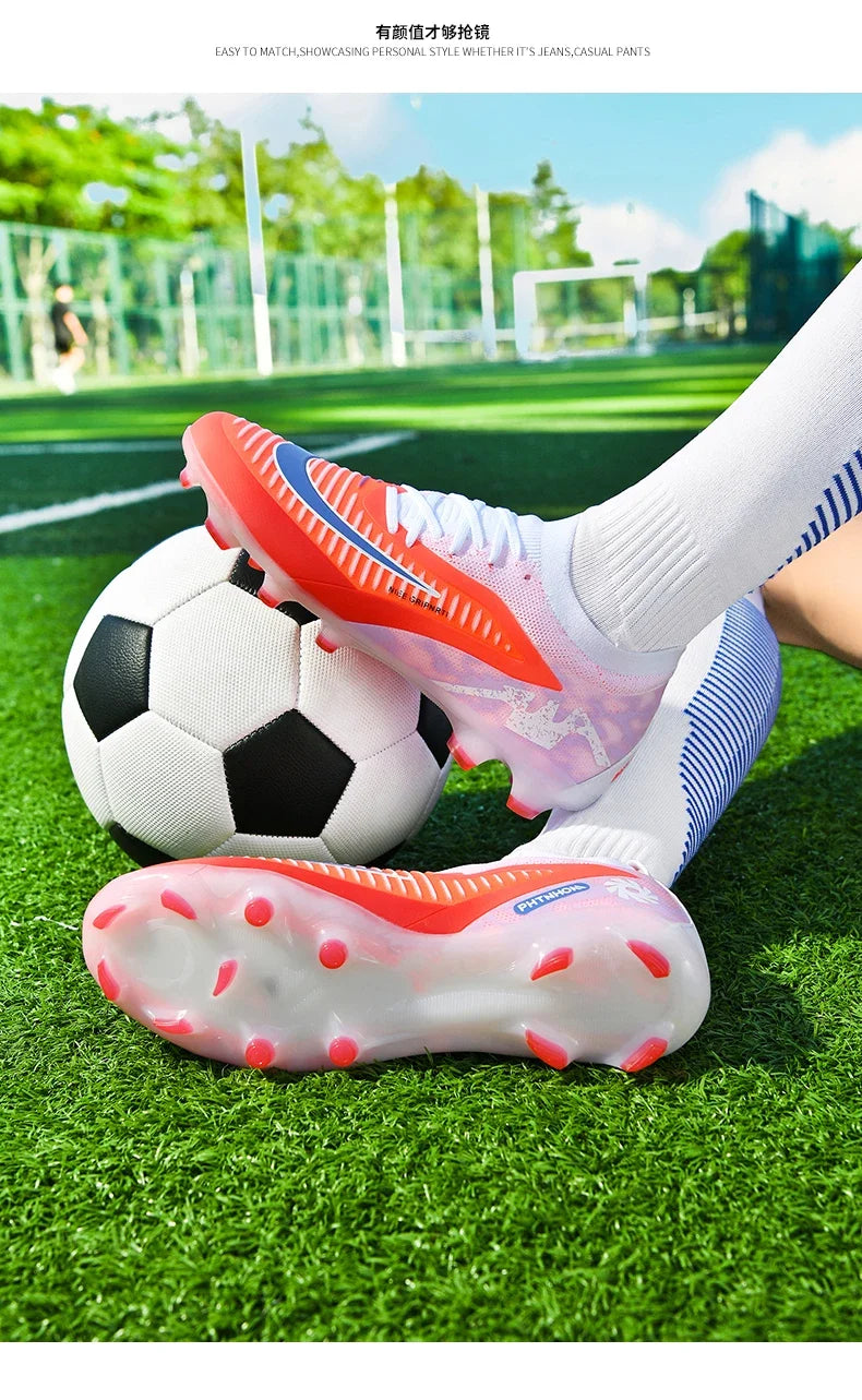 New Men Football Boots Breathable Unisex Ultralight Wholesale Professional Indoor Training Soccer Shoes Futsal Drop Shipping