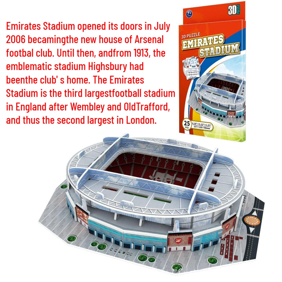 3D paper stadium puzzle model for passionate  football fans to fight with your home team