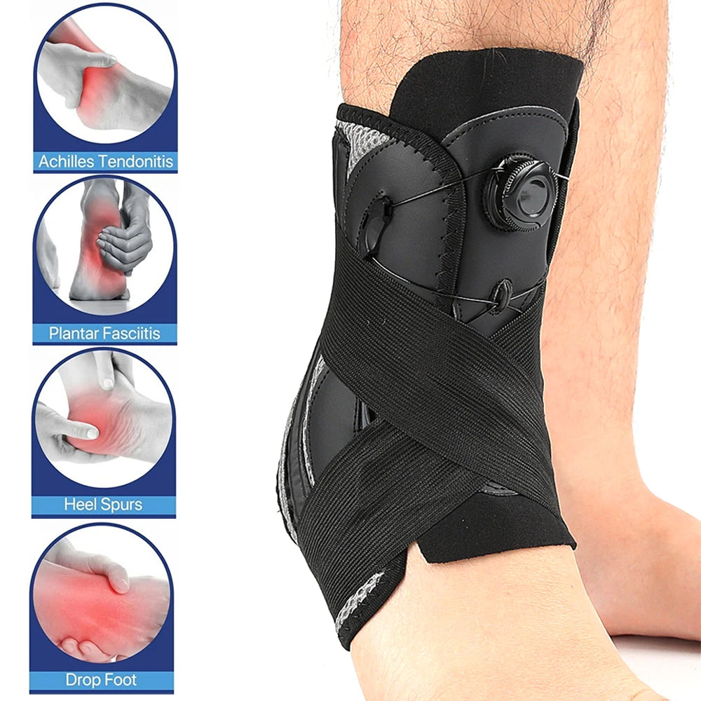 1PCS Ankle Brace for Women Men, Ankle Support Brace for Injury Recovery, Sprain, Achilles, Ankle Stabilizer for Running, Hiking,