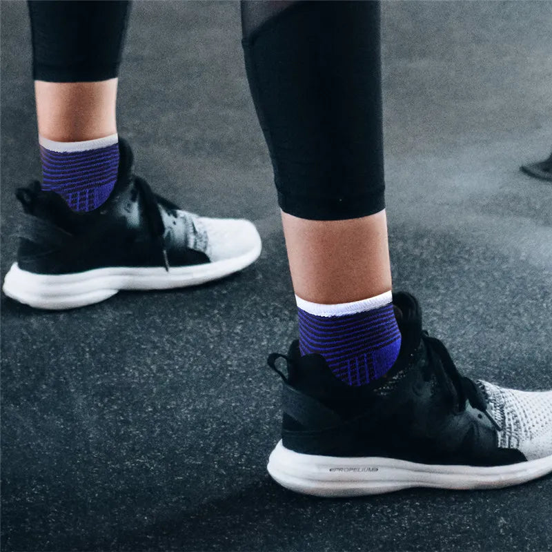 1 Pair Super Soft Ankle Support Protection Gym Running Protection Foot Bandage Elastic Ankle Brace Guard Sport Fitness Support