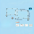 1 set Folding Soccer Goal Set PP Material Portable Indoor/Outdoor Football Net with Removable Training Equipment with Football