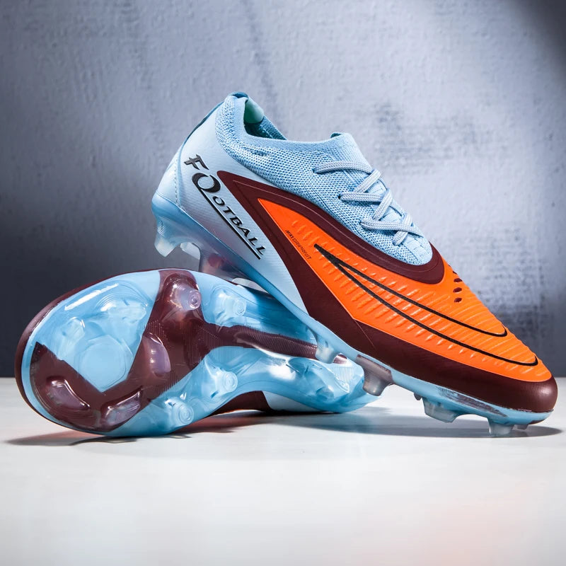 New Men Football Boots Ankle Professional Non-Slip TF/FG Soccer Shoes Boys Sneakers Match Comfortable Sports Shoes Unisex