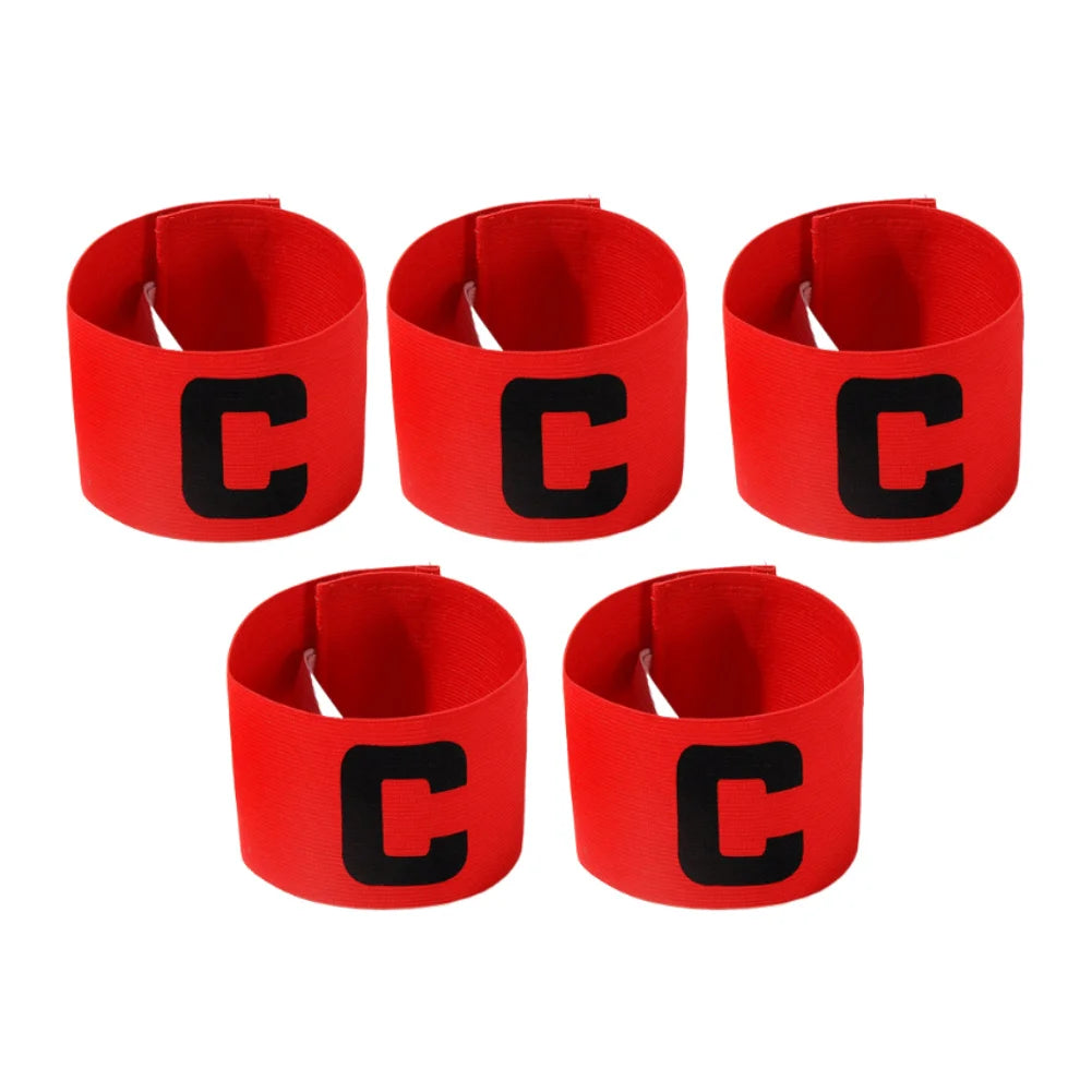 1-10PCS Kid Adults Football Captain Armband Football Training Equipment Soccer Arm Band Team Grouping Armband C Armband