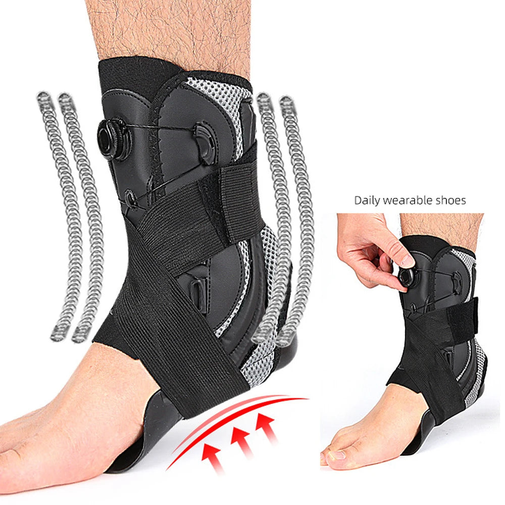 1pc Ankle Brace for Women Men, Ankle Support Brace for Injury Recovery, Sprain, Achilles, Ankle Stabilizer for Running, Hiking