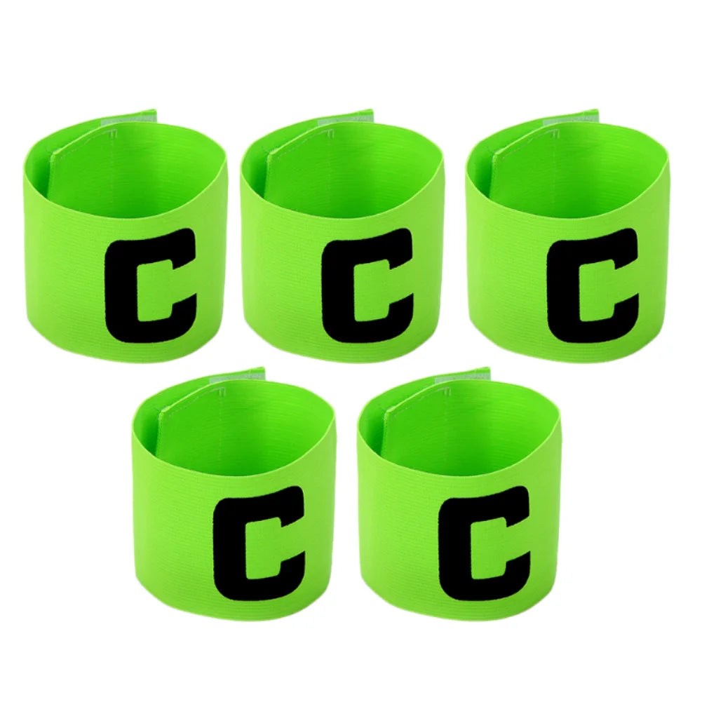 1-10PCS Kid Adults Football Captain Armband Football Training Equipment Soccer Arm Band Team Grouping Armband C Armband