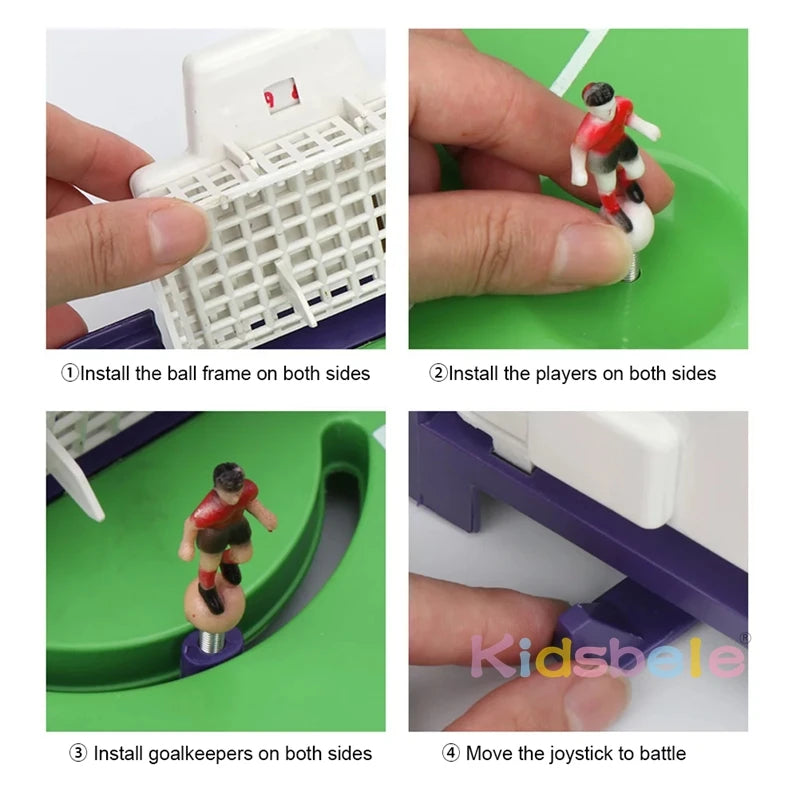 Kids Mini Competitive Soccer Football Field Desktop Interactive Game Puzzle Toy Competitive Football Game Family Toy