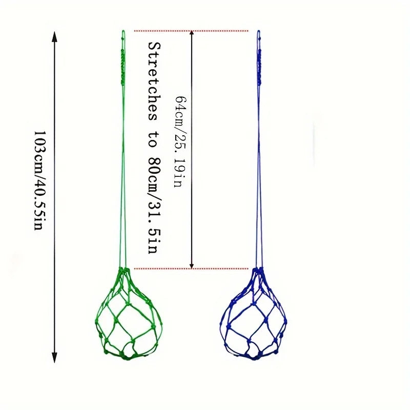 1pc football kicking trainer net bag portable durable nylon soccer net pocket without ball