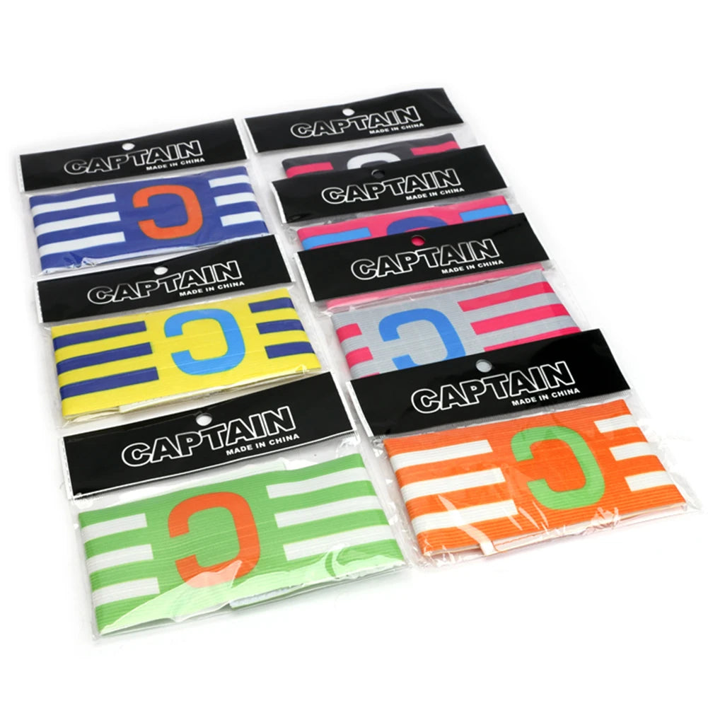 Kid Adults Football Captain Armband Adjustable Soccer Arm Band Team Competition Gifts Professional Training Football Armband