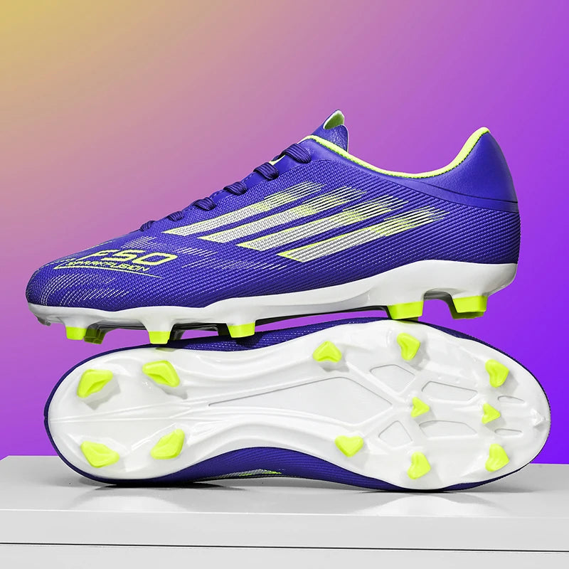 New Men Football Boots Soccer Shoes Boys Sneakers Match Ankle Non-Slip TF/FG Professional Comfortable Sports Shoes Unisex