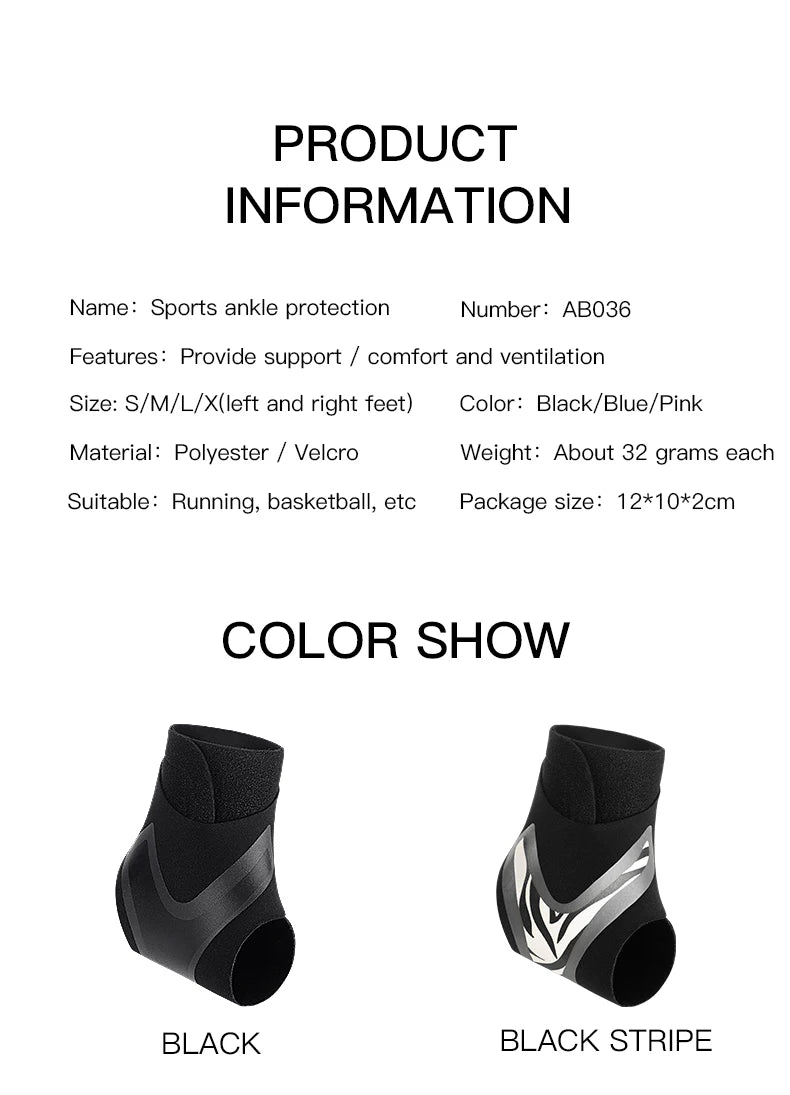 Ankle Support Elastic Breathable Sport Ankle Brace Tobillera Fitness Adjustable Compression Ankle Protectors Football