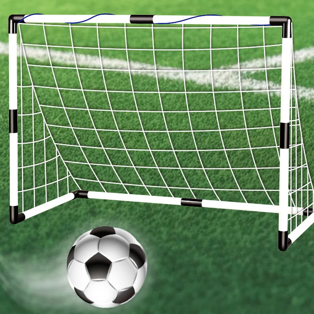 Mini Football Goal with Pump & Ball Football Goal Sports Toy Indoor Outdoor Kids Soccer Goal Football Sport Accessories