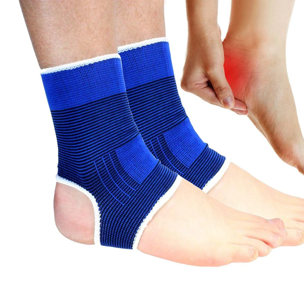 1 Pair Knitted Ankle Support For Sprains Arthritis Tendonitis Running Football Foot Protection Ankle Sleeve Sock Sports Anklet