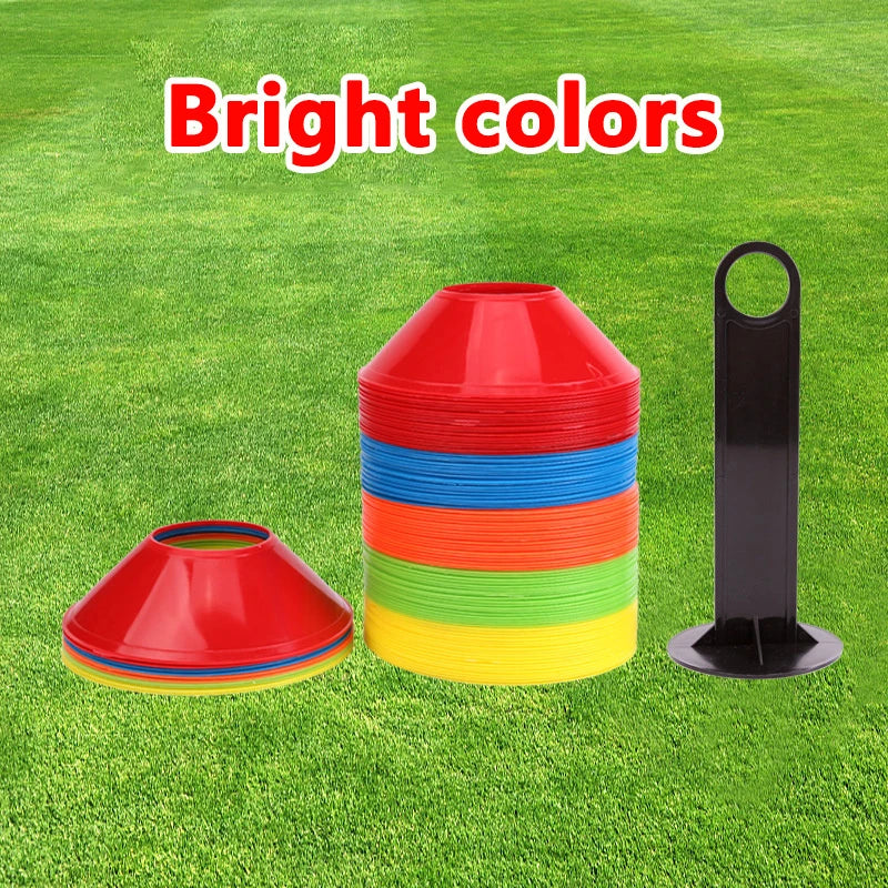 10pcs  Mini Soccer Cones Durable Soccer Training Discs  Cone Set Football Training Equipment For Kid Adults Disc Cones