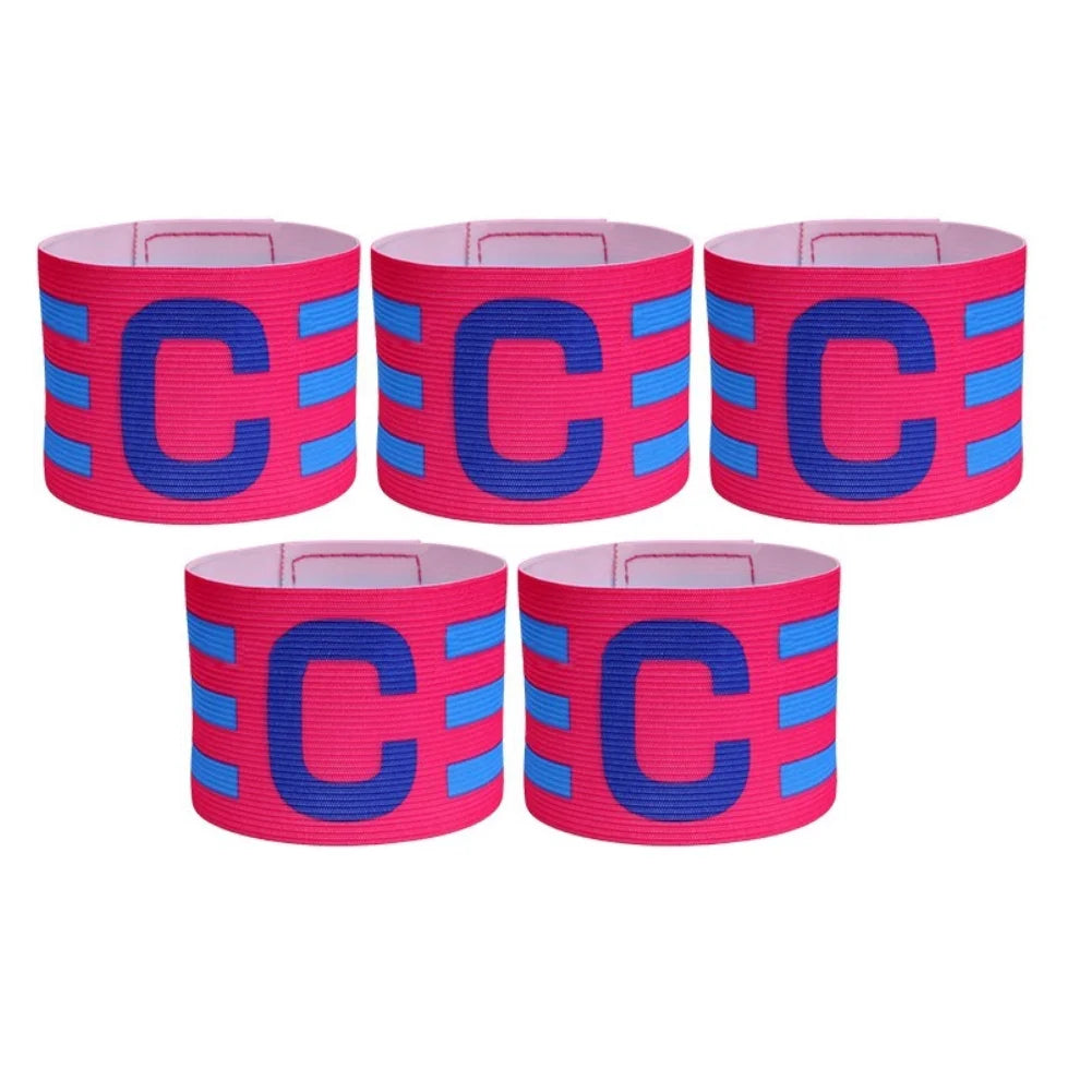 1-10PCS Kid Adults Football Captain Armband Football Training Equipment Soccer Arm Band Team Grouping Armband C Armband