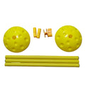 Football Training Pole Winding Marker Pole Equipment Anti Slip Foldable Portable Auxiliary Tools Practice Sports Specific