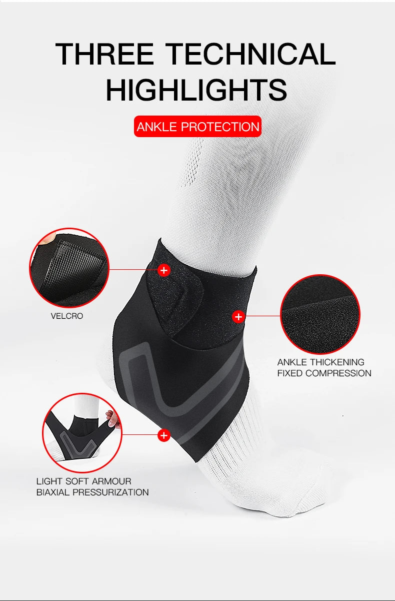 Ankle Support Elastic Breathable Sport Ankle Brace Tobillera Fitness Adjustable Compression Ankle Protectors Football