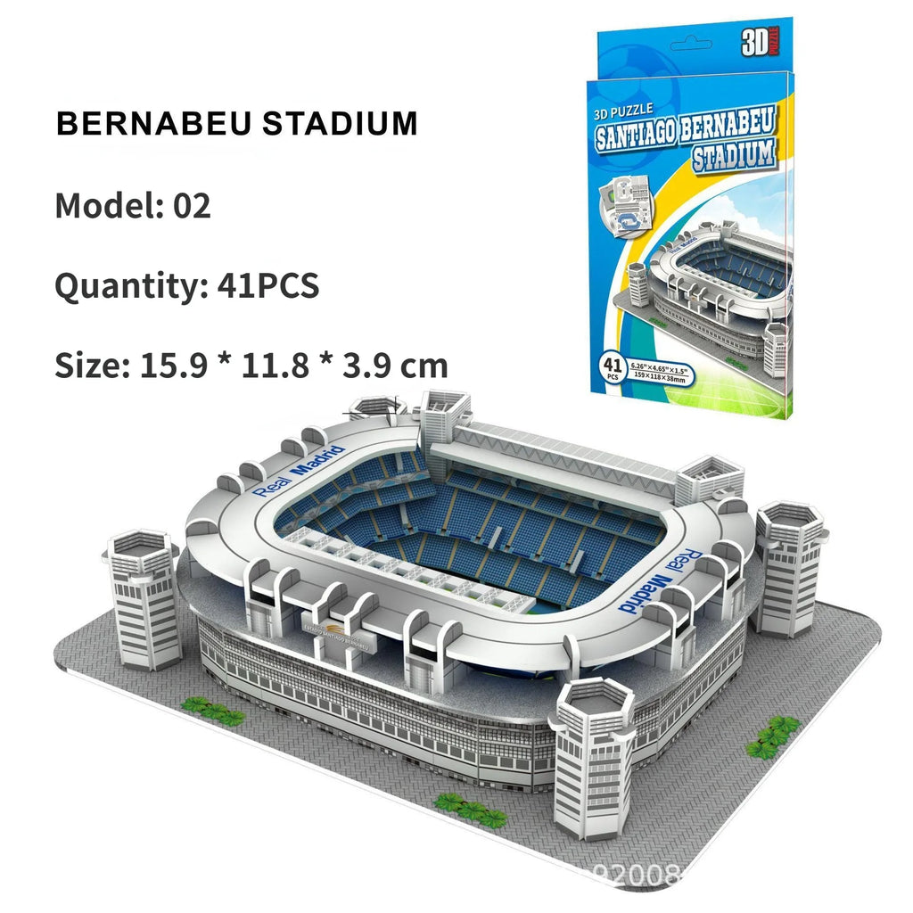 3D paper stadium puzzle model for passionate  football fans to fight with your home team