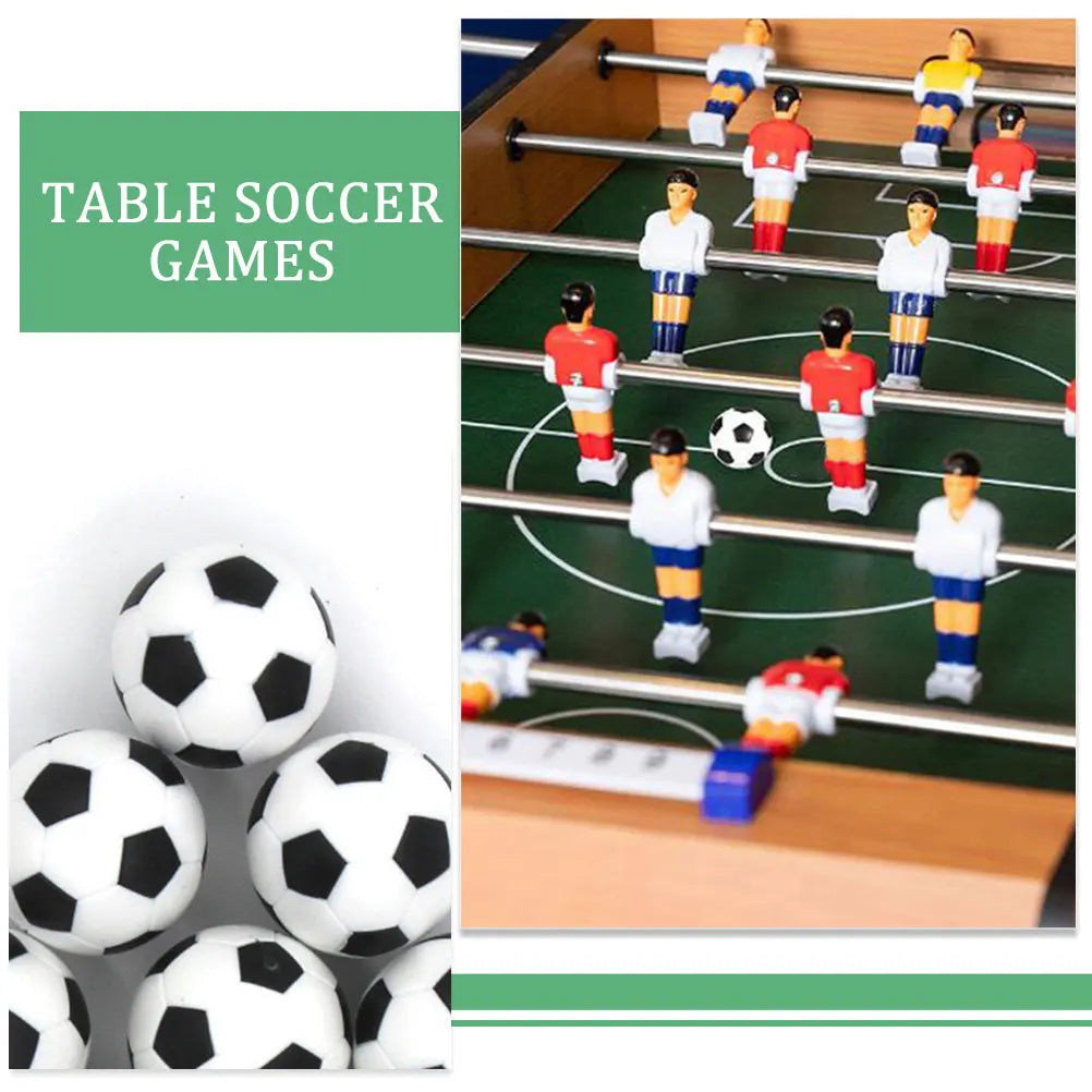 6pcs Mini Foosball Table Foosball Soccer Replacement Footballs 23mm Childrens Replaceable Soccer for Interactive Board