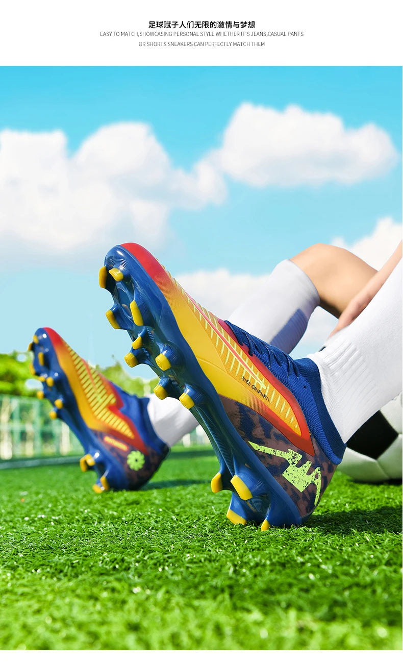 New Men Football Boots Breathable Unisex Ultralight Wholesale Professional Indoor Training Soccer Shoes Futsal Drop Shipping