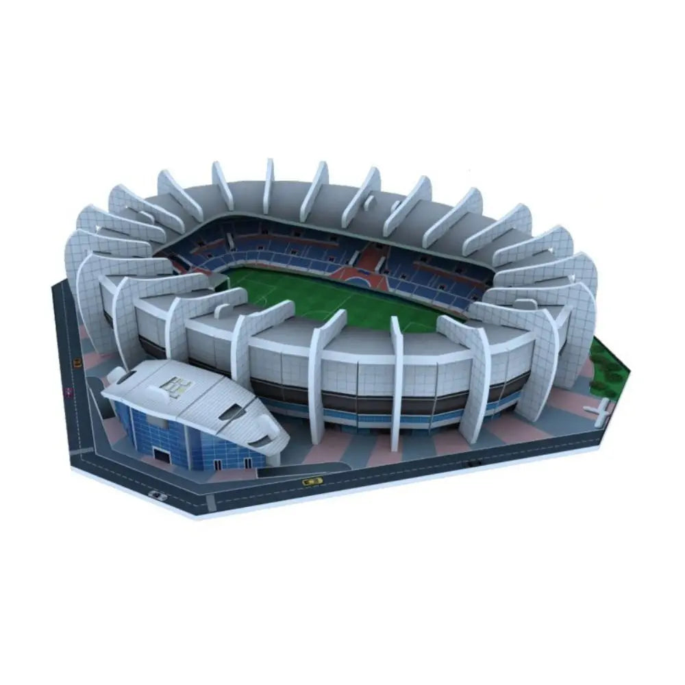 DIY Miniature Football Stadiums Large Model Paper 3D Soccer Stadium Puzzle Assemble Prince Park Stadium Birthday Gifts