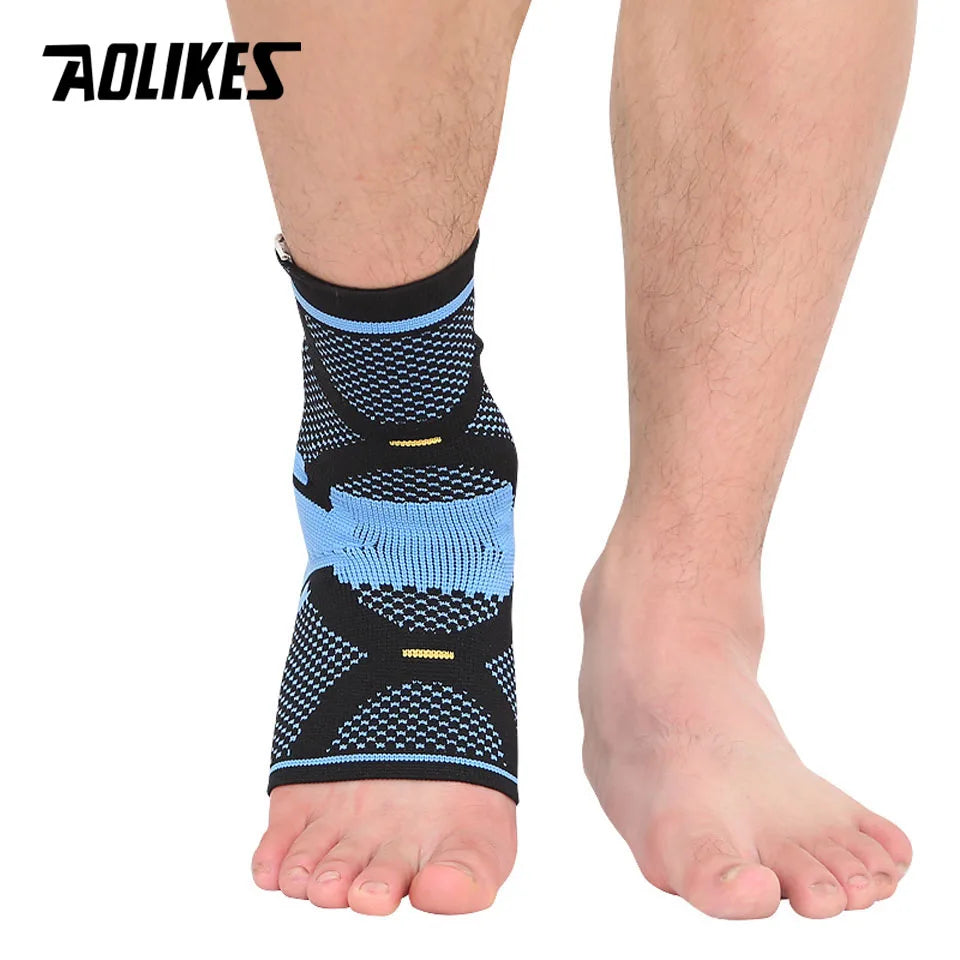AOLIKES 1PCS Sports Ankle Support Ankle Pads Elastic Brace Guard Foot Basketball Football Badminton Anti Sprained Ankles Protect